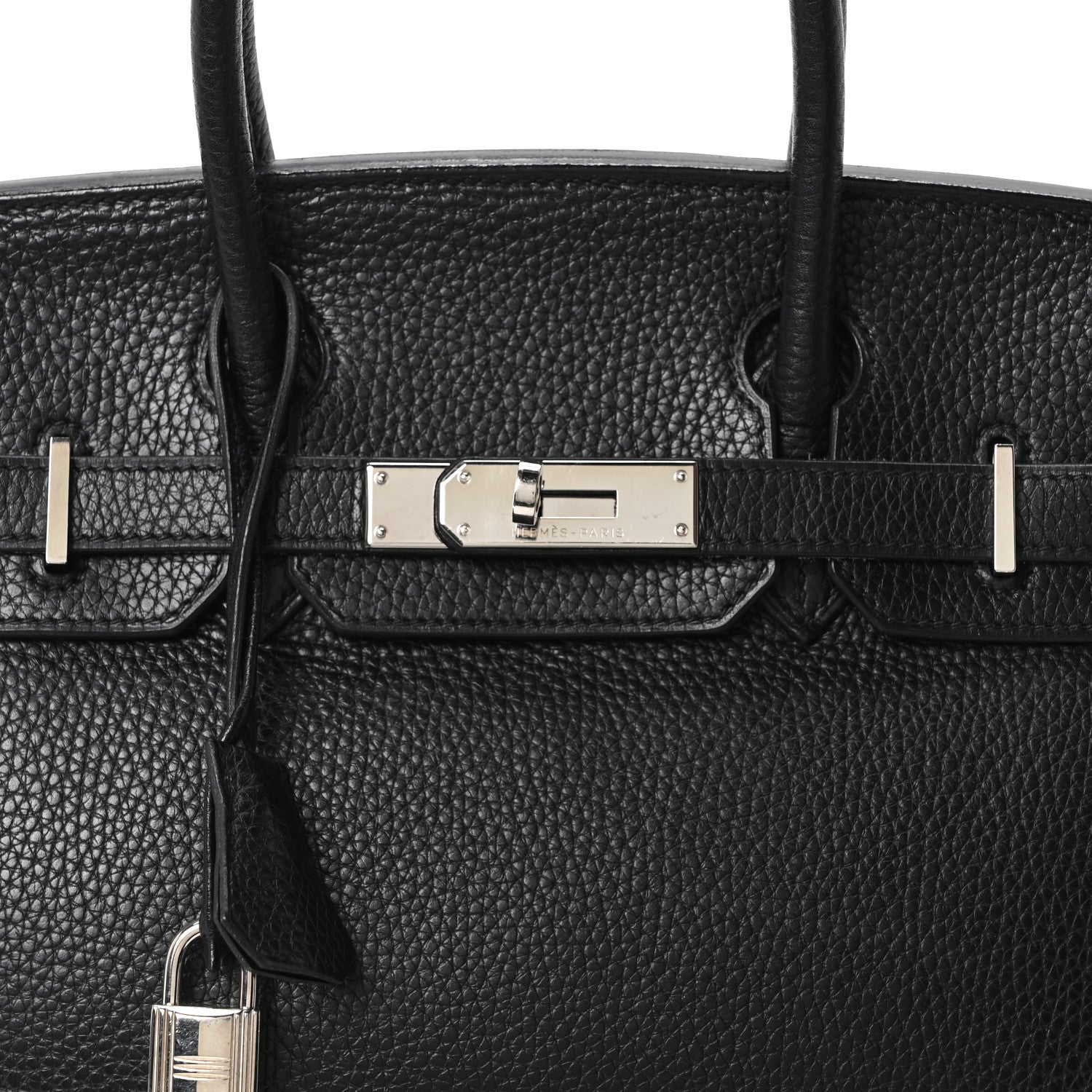 Hermes Taurillon Clemence Birkin 30 Black 8 of 10