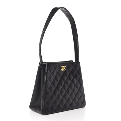 Chanel Caviar Quilted Shoulder Bag Black 3 of 12