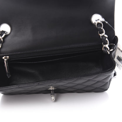 Chanel Lambskin Quilted Mini Rectangular Flap Black 5 of 11