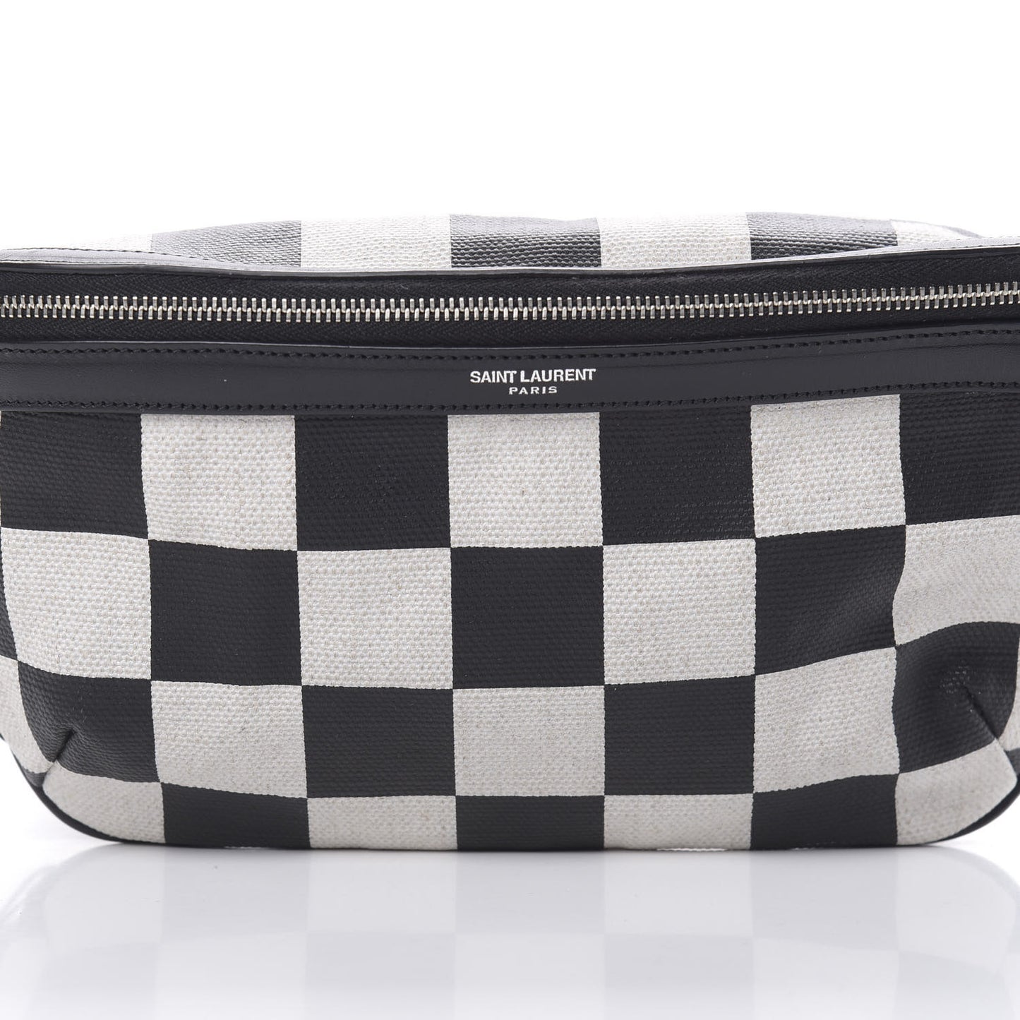 Canvas Classic Belt Bag Black White