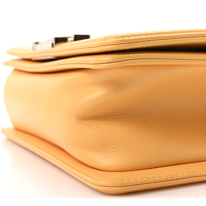 Chanel Calfskin Quilted Small Boy Flap Yellow 10 of 11