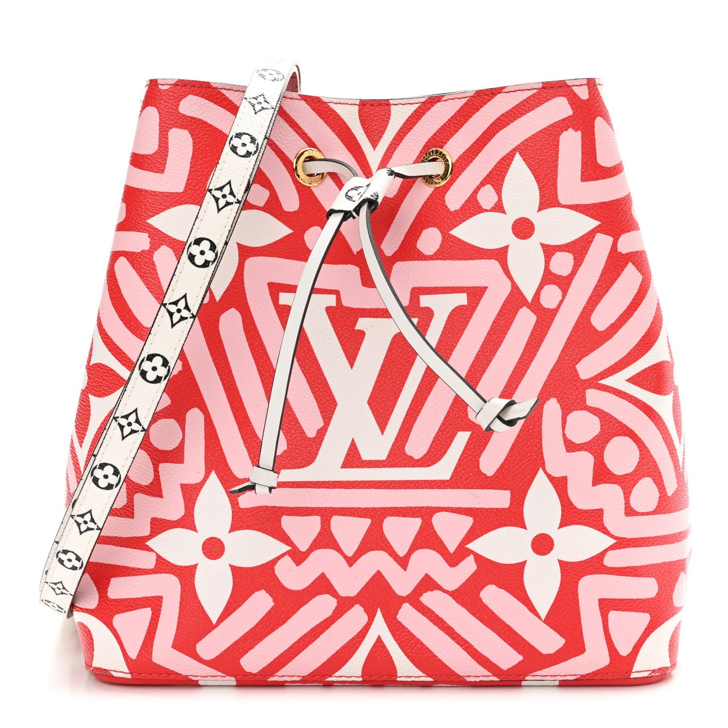 Monogram Giant Crafty NeoNoe MM Rouge Rose Creme