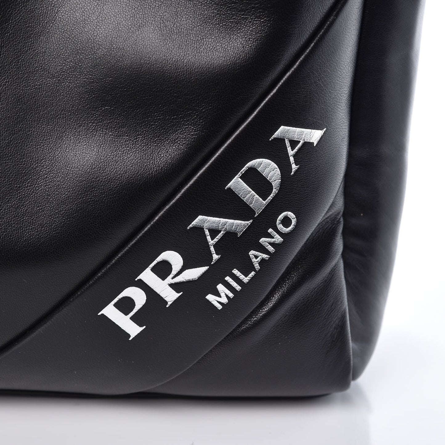 Nappa Soft Large Tote Black Cobalto