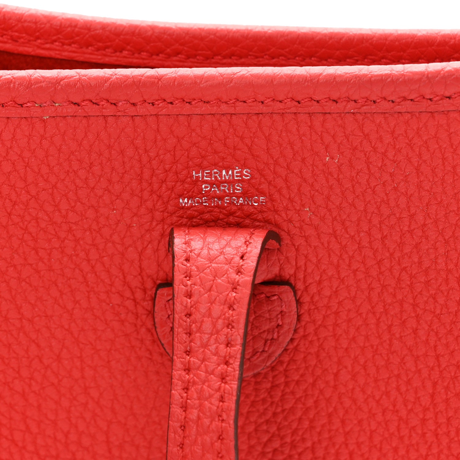 Hermes Taurillon Maurice Flipperball Sangle Evelyne TPM Rouge De Coeur Bleu Frida 6 of 12