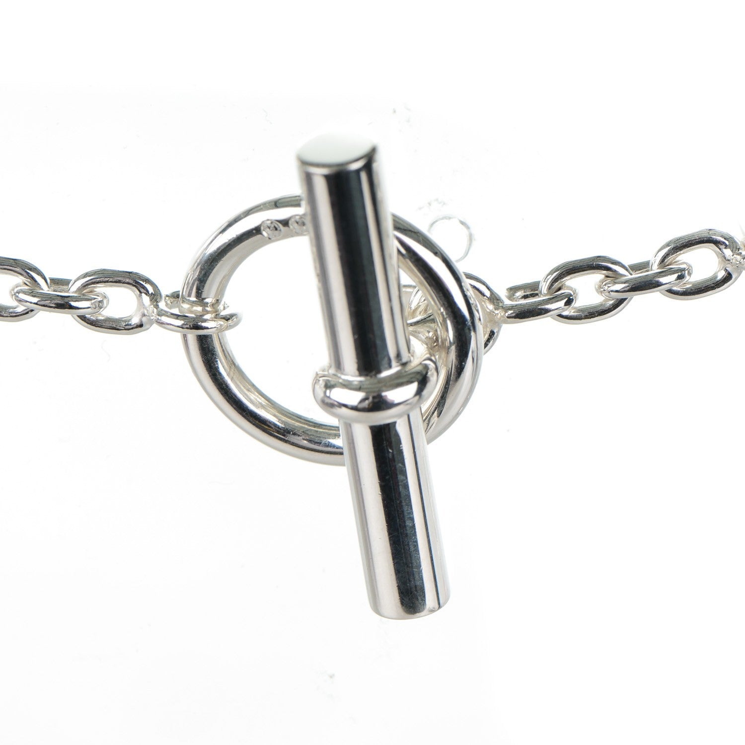 Hermes Sterling Silver Farandole Necklace 160 4 of 5