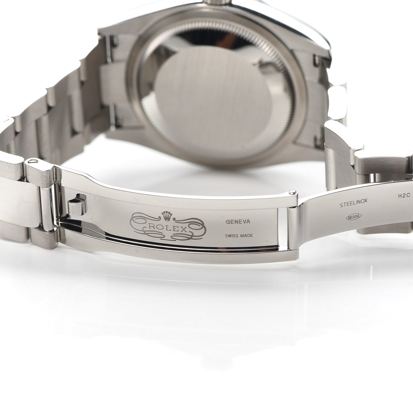 Stainless Steel 18K White Gold 36mm Oyster Perpetual Datejust Watch Silver 126234