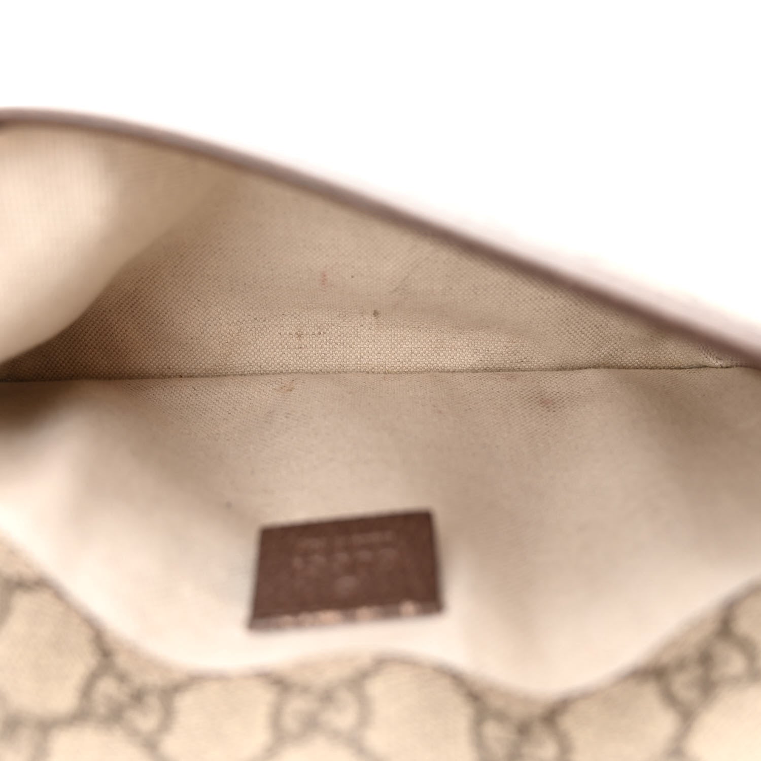 Gucci GG Supreme Monogram Neo Vintage Web Belt Bag Brown 5 of 12