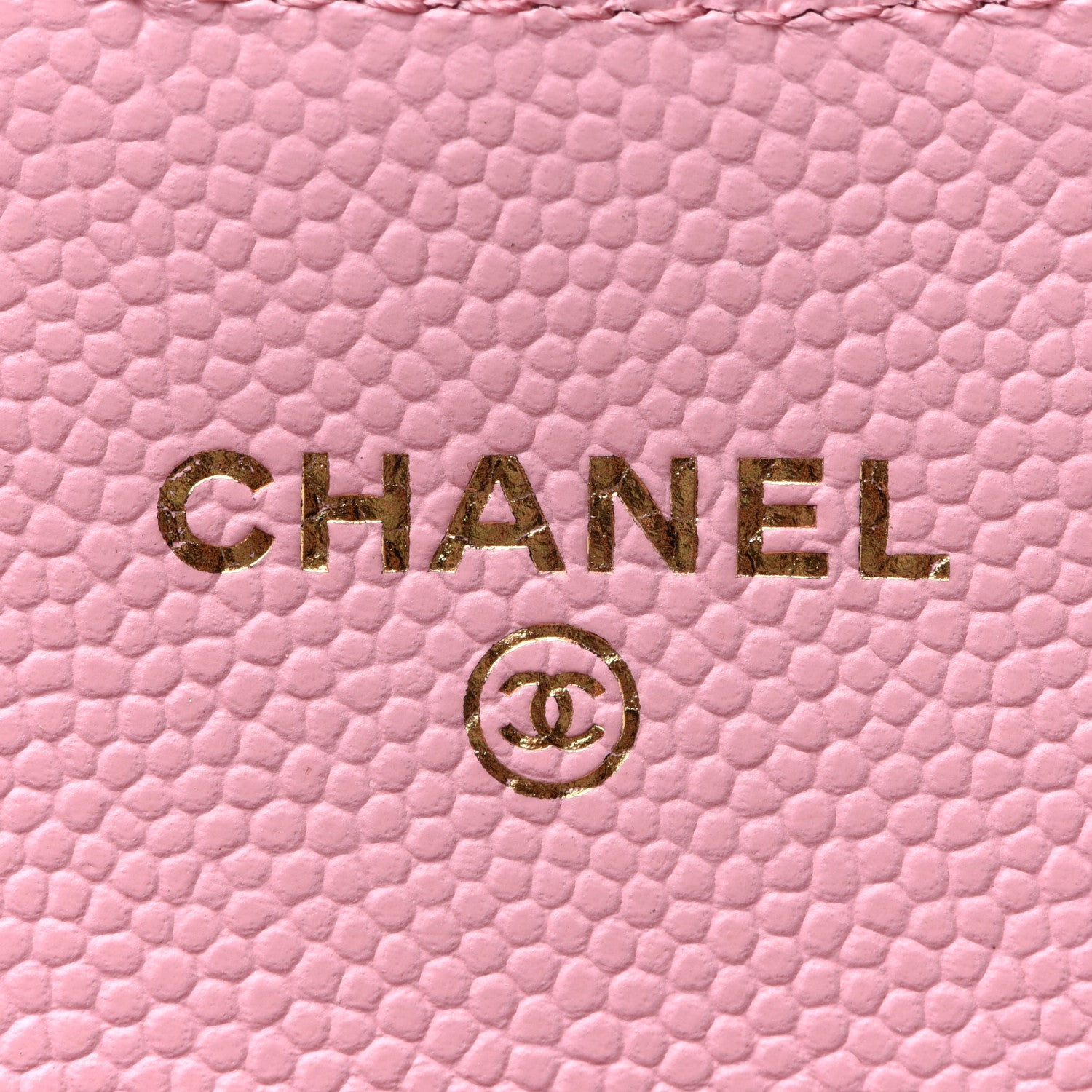Chanel Caviar Quilted Flap Card Holder Wallet Light Pink 6 of 9