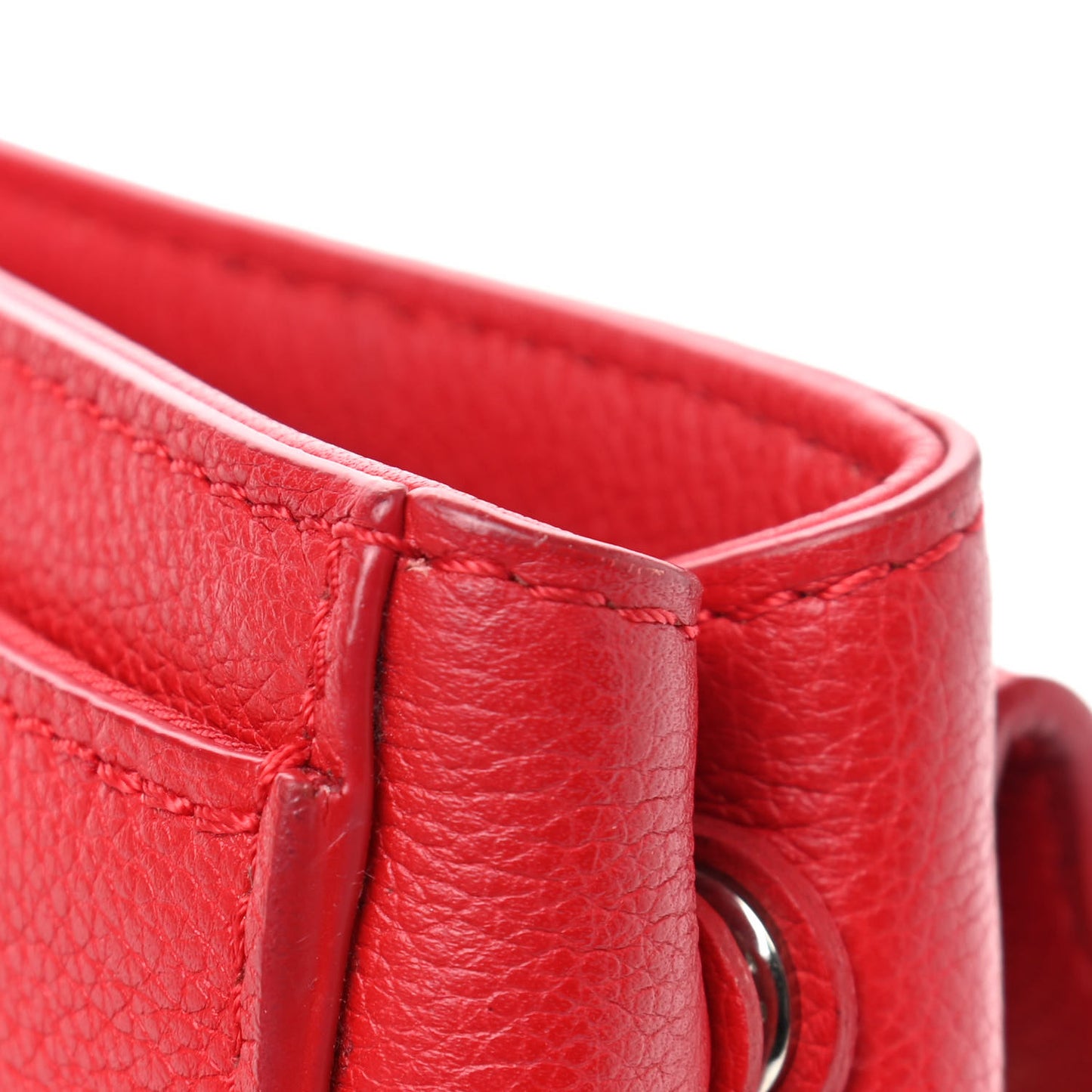 Calfskin Lockme II Chain Bag BB Rubis
