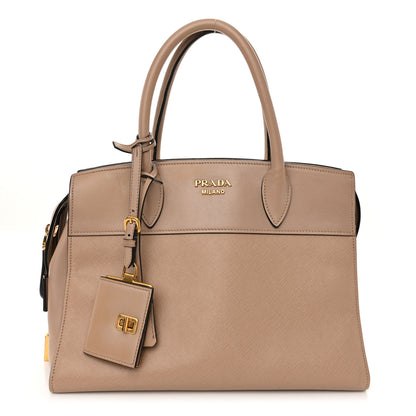 Prada Saffiano City Calfskin Small Esplanade Tote Cammeo 1 of 11