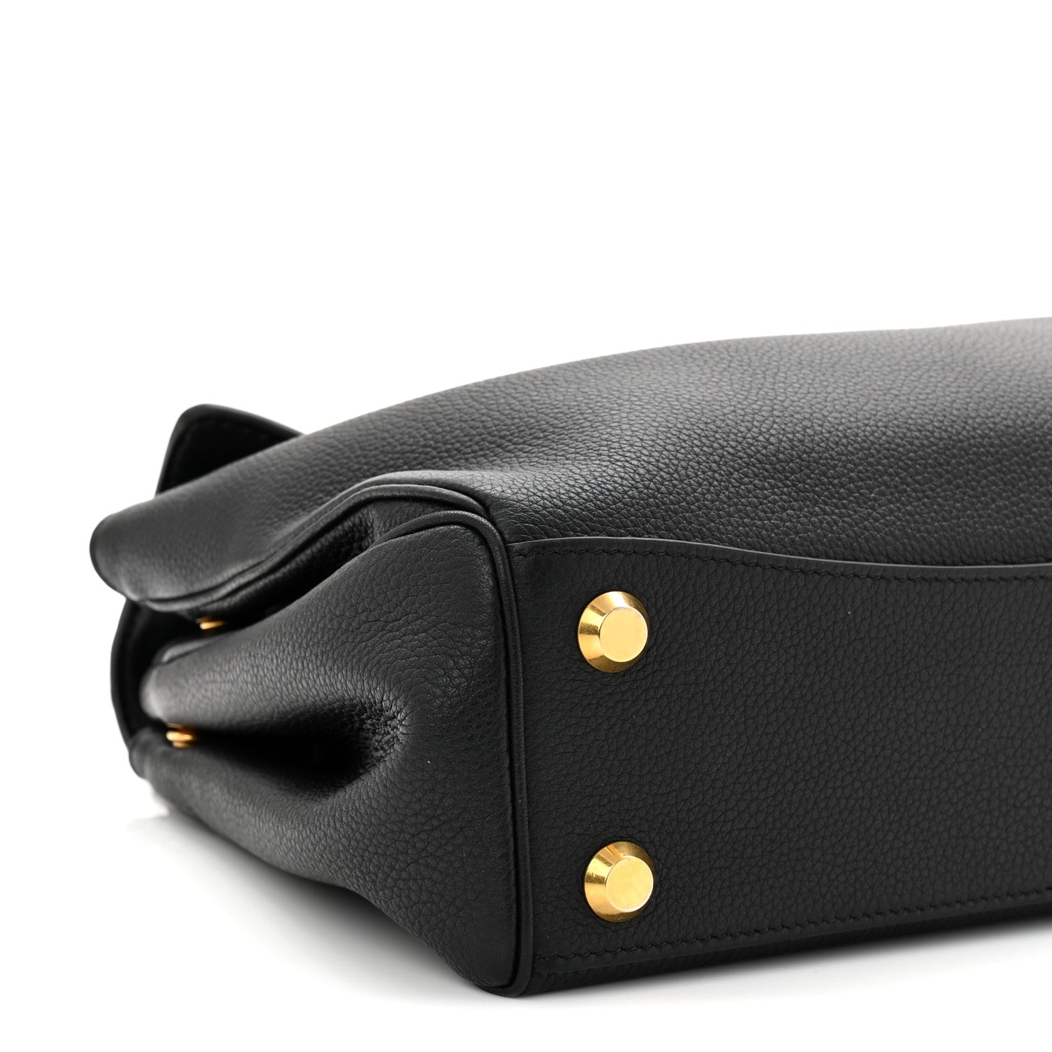 Balenciaga Grained Calfskin Small Rodeo Top Handle Handbag Black 9 of 10