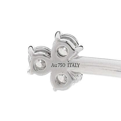 Tiffany 18K White Gold Diamond Aria Wire Bracelet 4 of 4