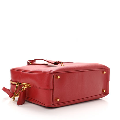 Prada Saffiano Lux Bowler Fuoco 4 of 9