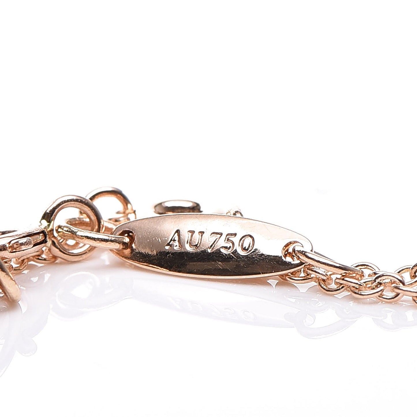 18K Rose Gold Diamond .09ctw Elsa Peretti Diamonds by the Yard Bracelet