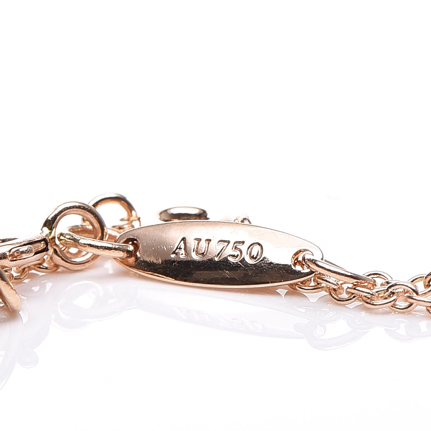 Tiffany 18K Rose Gold Diamond .09ctw Elsa Peretti Diamonds by the Yard Bracelet 7 of 8