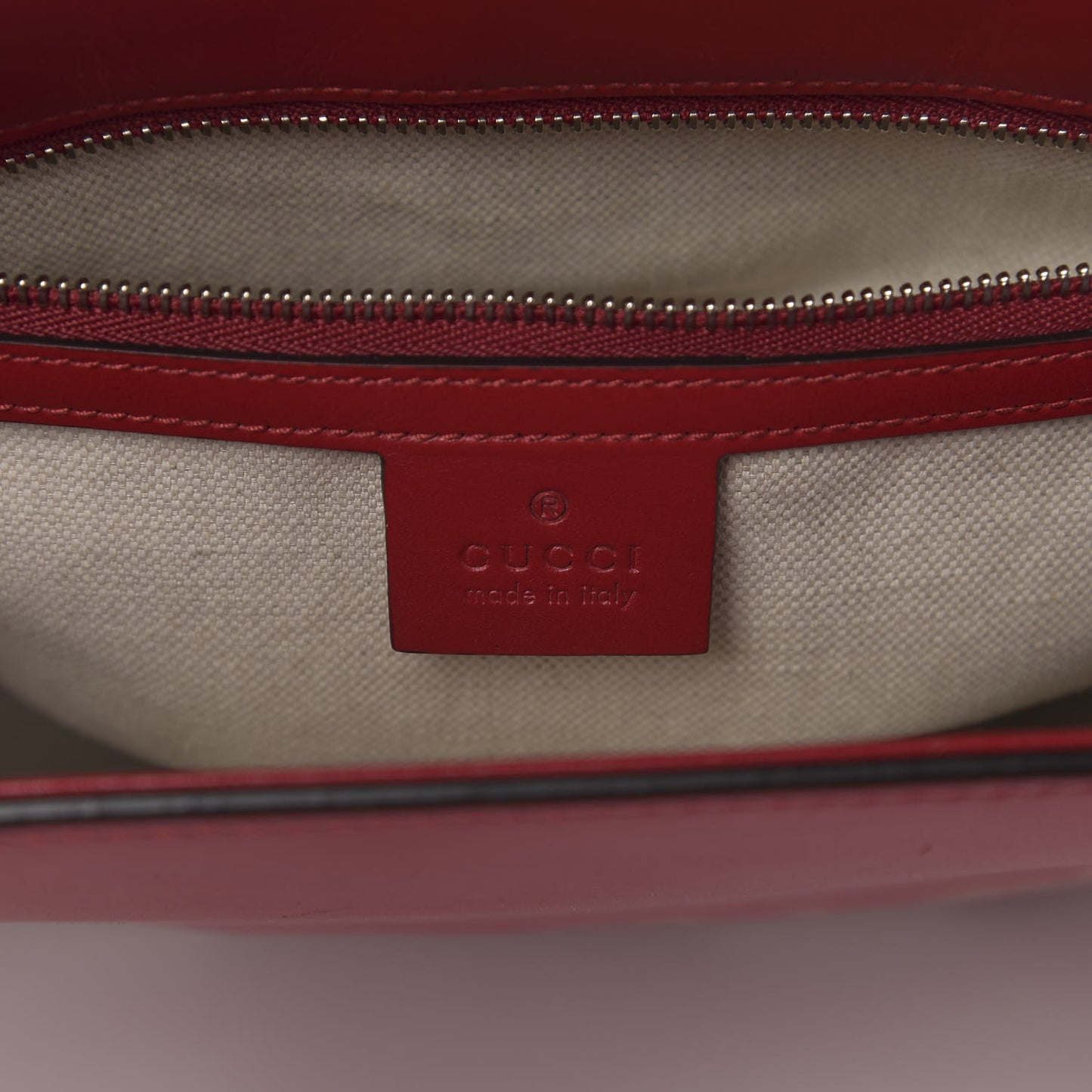 Calfskin Web Chinese New Year Medium Dionysus Tote Bag Hibiscus Red