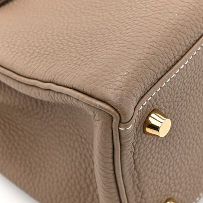 Hermes Togo Kelly Retourne 25 Etoupe 11 of 15