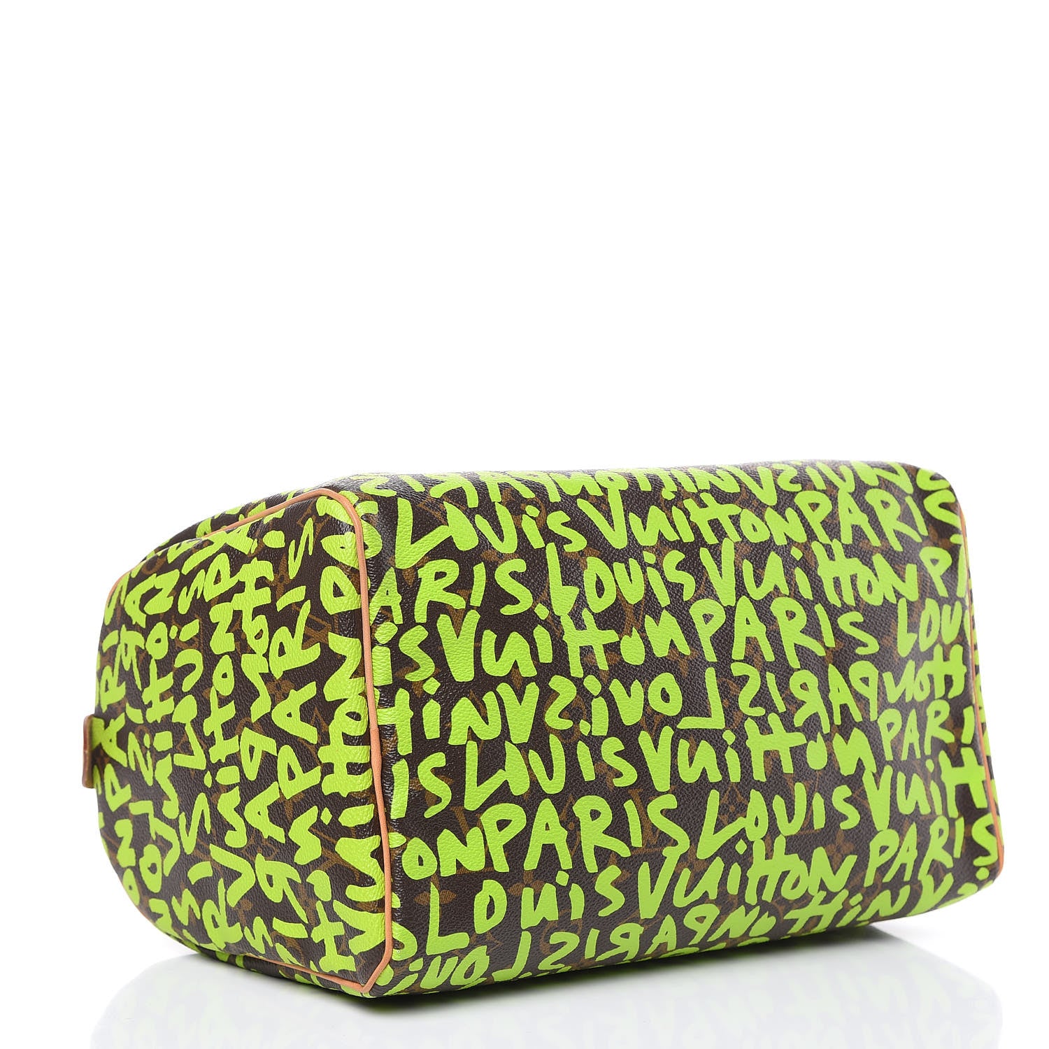 Louis Vuitton Monogram Graffiti Speedy 30 Green 4 of 14