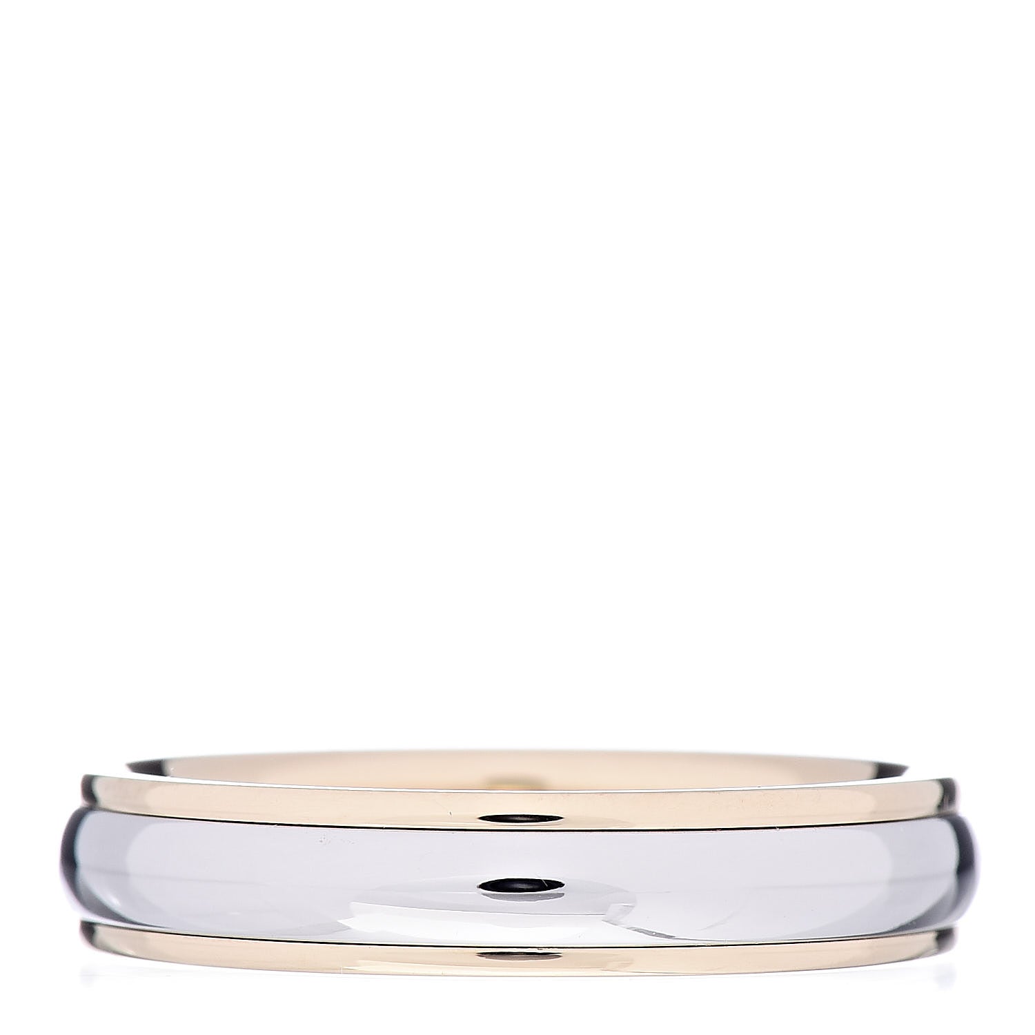 Tiffany Platinum 18K Yellow Gold Lucida 4mm Band Ring 54 7 1 of 6