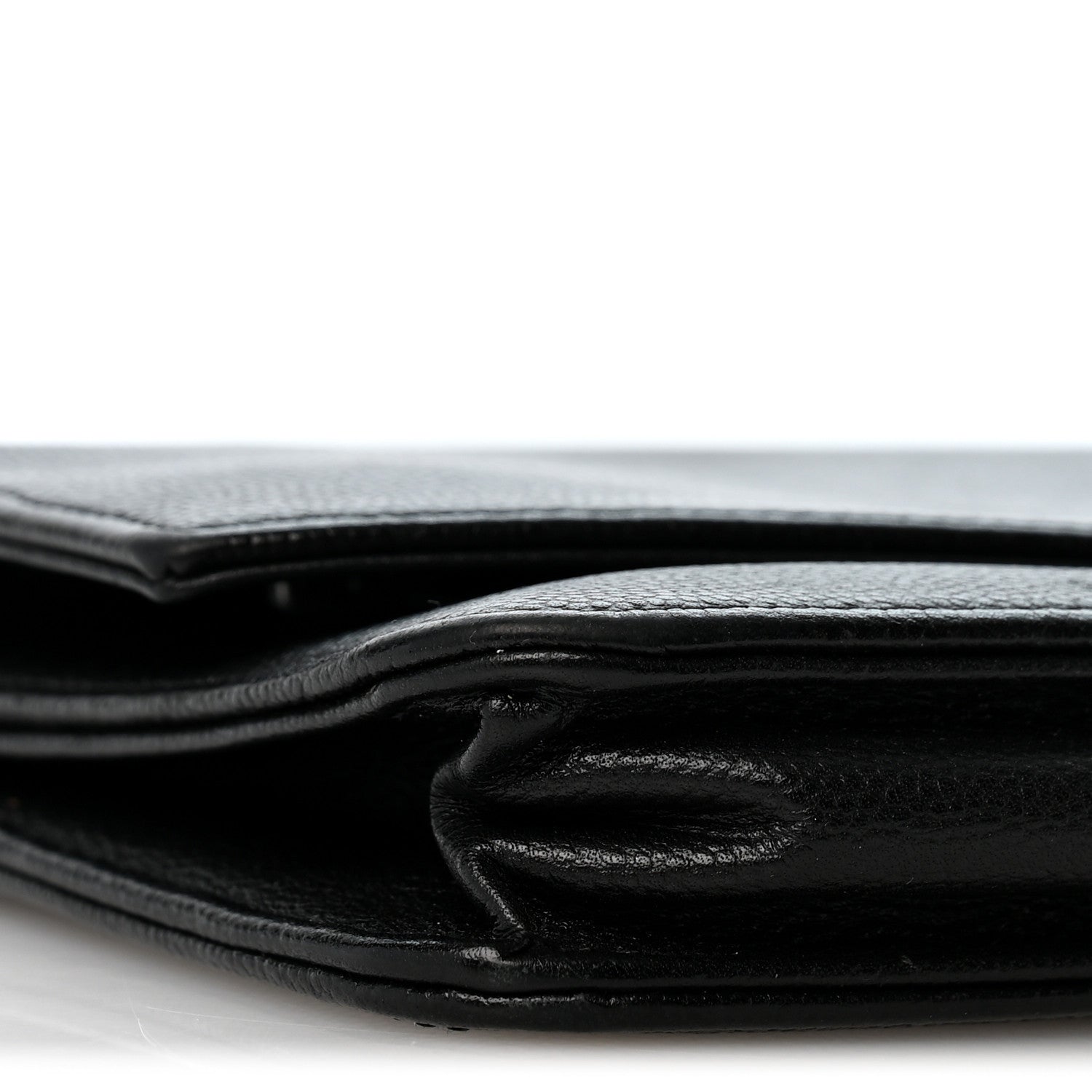 Chanel Caviar Sevruga Wallet on Chain WOC Black 10 of 13