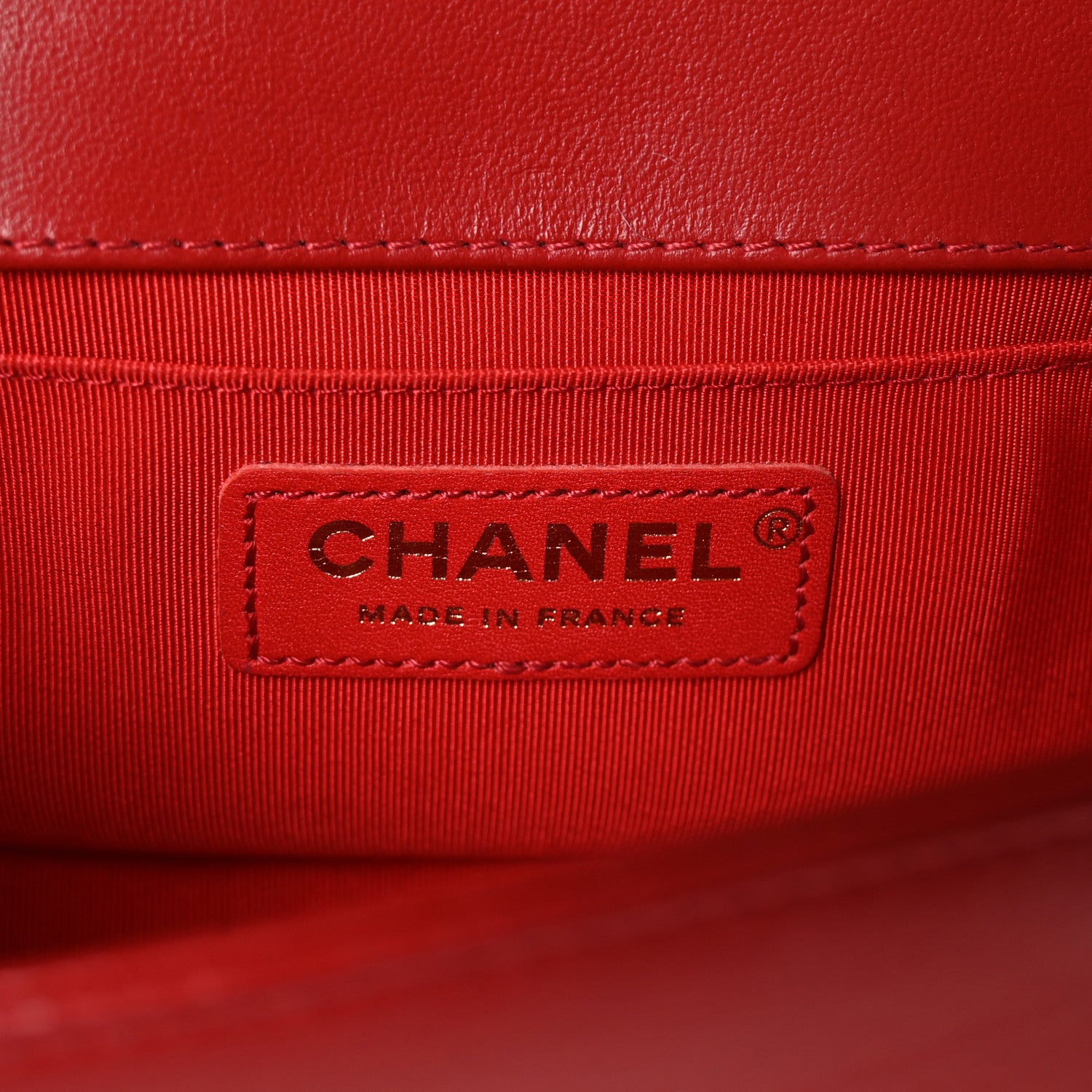 Chanel Lambskin Quilted Small Boy Flap Red 6 of 10