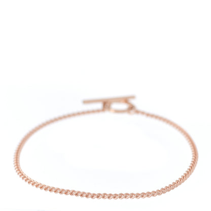 Hermes 18K Rose Gold Small Echappee Bracelet SH 2 of 5