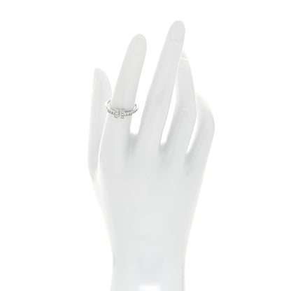 Tiffany 18K White Gold Diamond T Wire Ring 53 6.25 2 of 5
