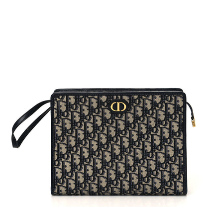Christian Dior Oblique 30 Montaigne Pouch Blue 1 of 10