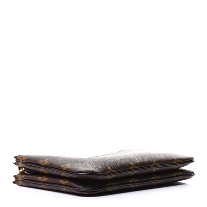 Louis Vuitton Monogram World Tour Double Zip Pochette 4 of 11