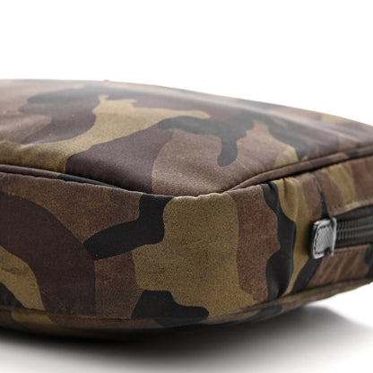Prada Nylon Camouflage Print Clutch Khaki 10 of 11