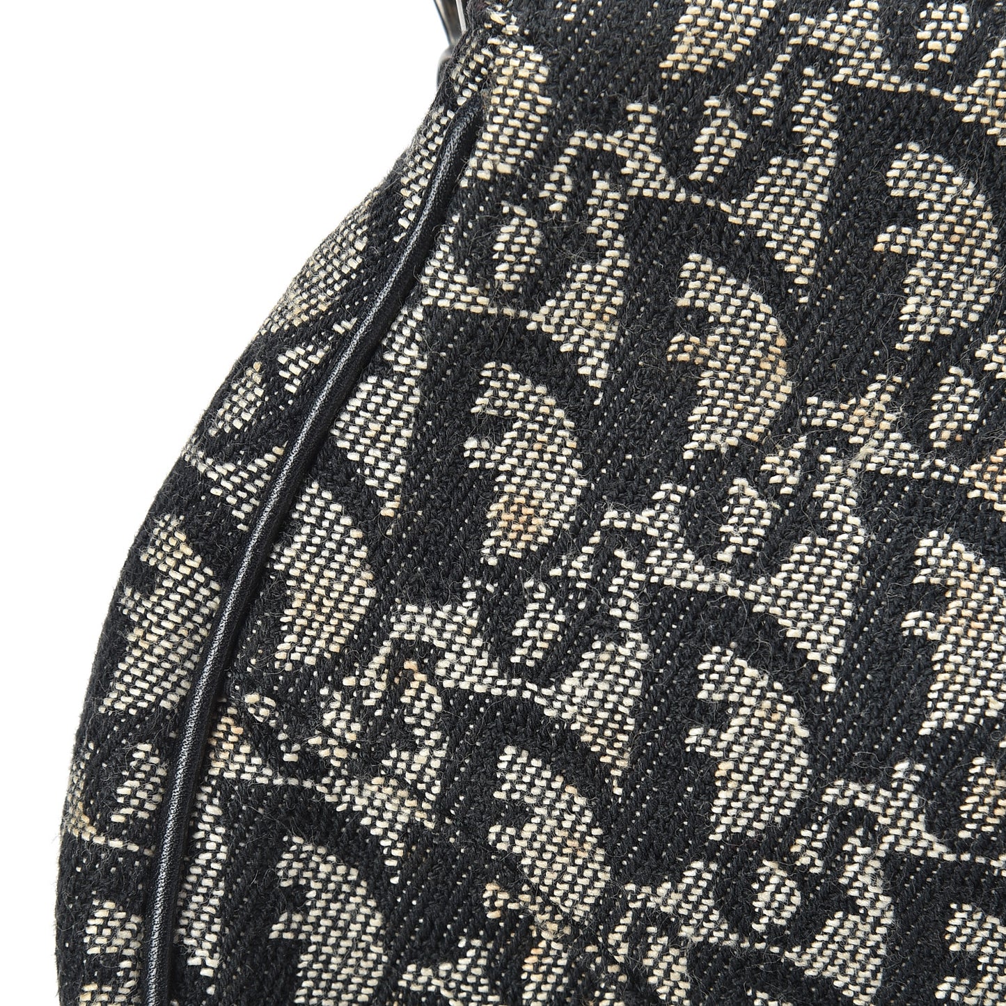 Monogram Mini Saddle Pochette Black