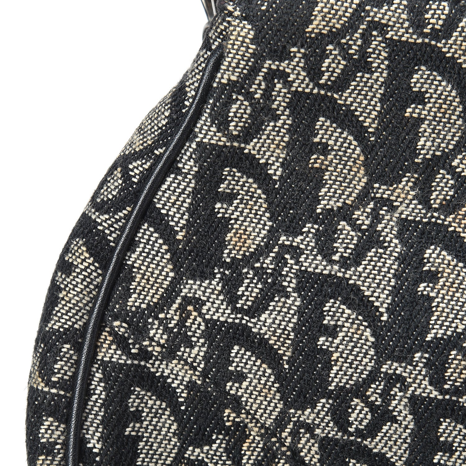 Christian Dior Monogram Mini Saddle Pochette Black 12 of 12