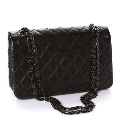 Chanel Aged Calfskin Quilted 2.55 Reissue 225 Flap So Black 3 of 10