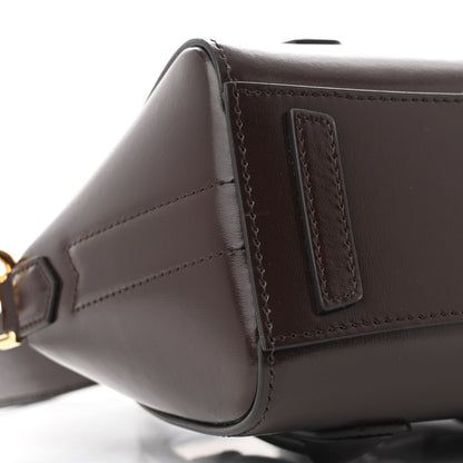 Givenchy Box Calfskin Toy Lock Antigona Shoulder Bag Ebony Brown 8 of 9