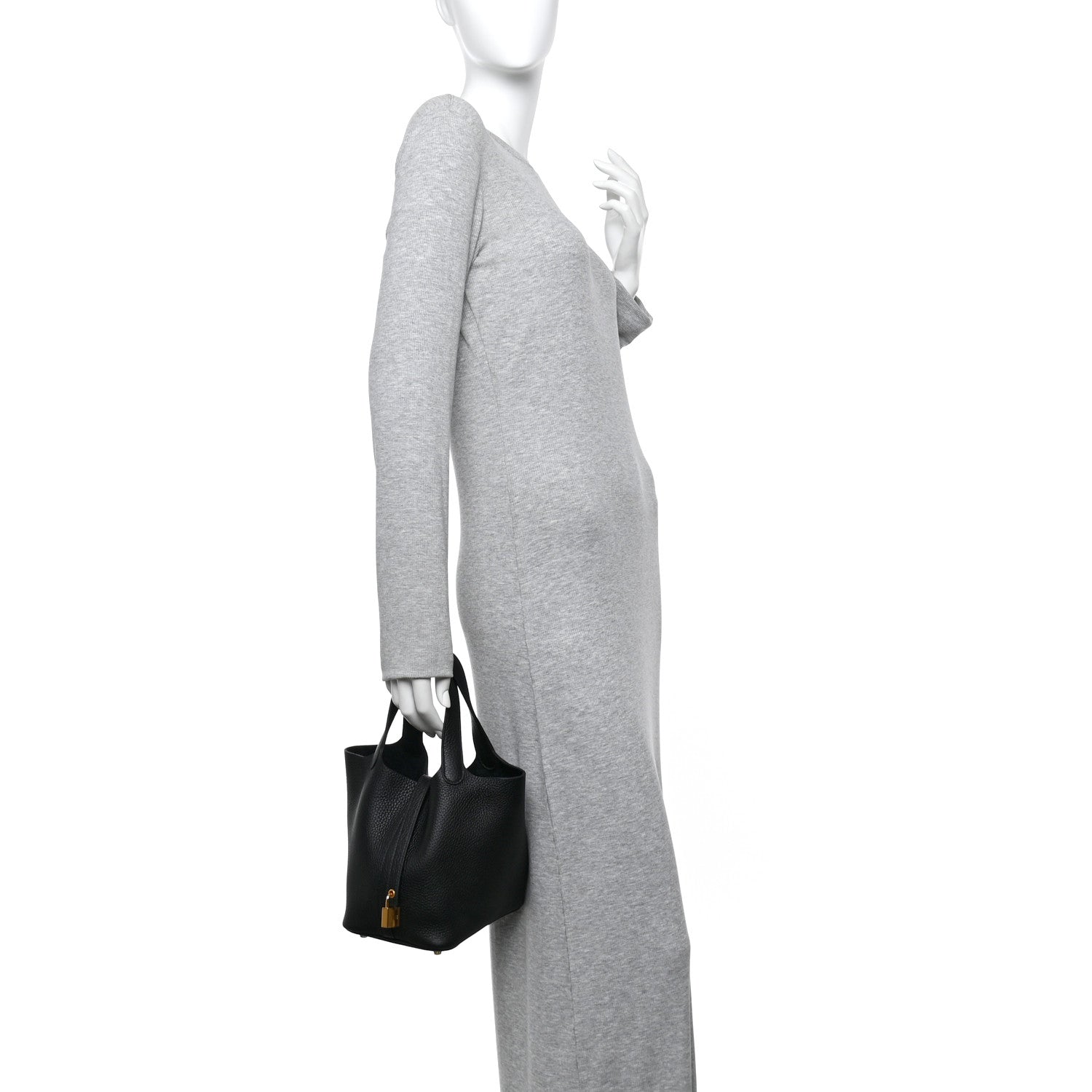Hermes Taurillon Clemence Picotin Lock 18 PM Black 2 of 10