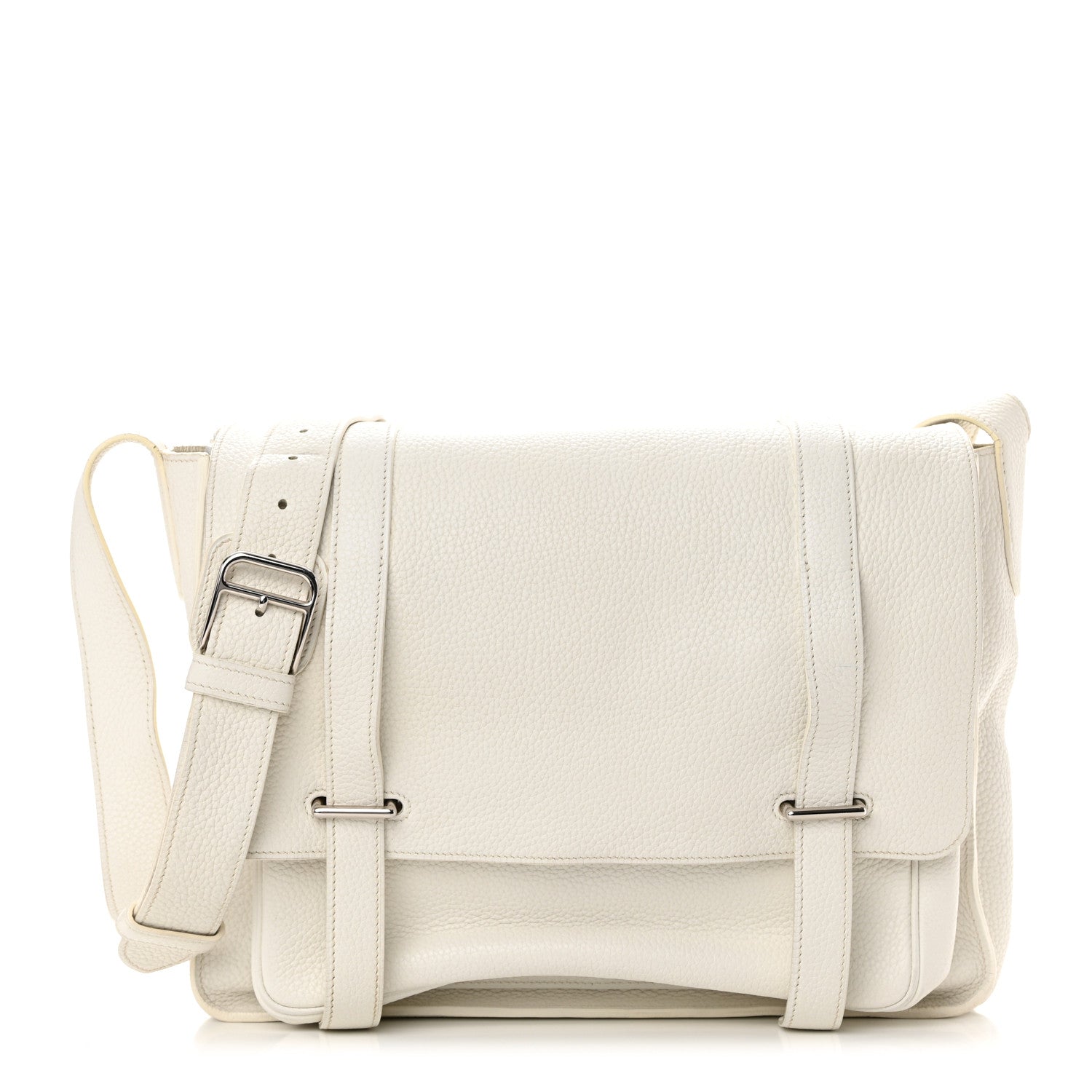 Hermes Taurillon Clemence Steve 35 White 1 of 20