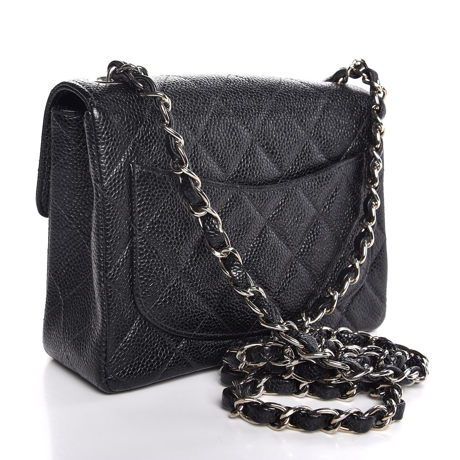 Chanel Caviar Quilted Mini Square Flap Black 3 of 7