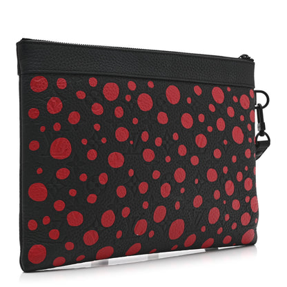 Louis Vuitton LV X YK Taurillon Monogram Pochette To-Go Black Red 3 of 10