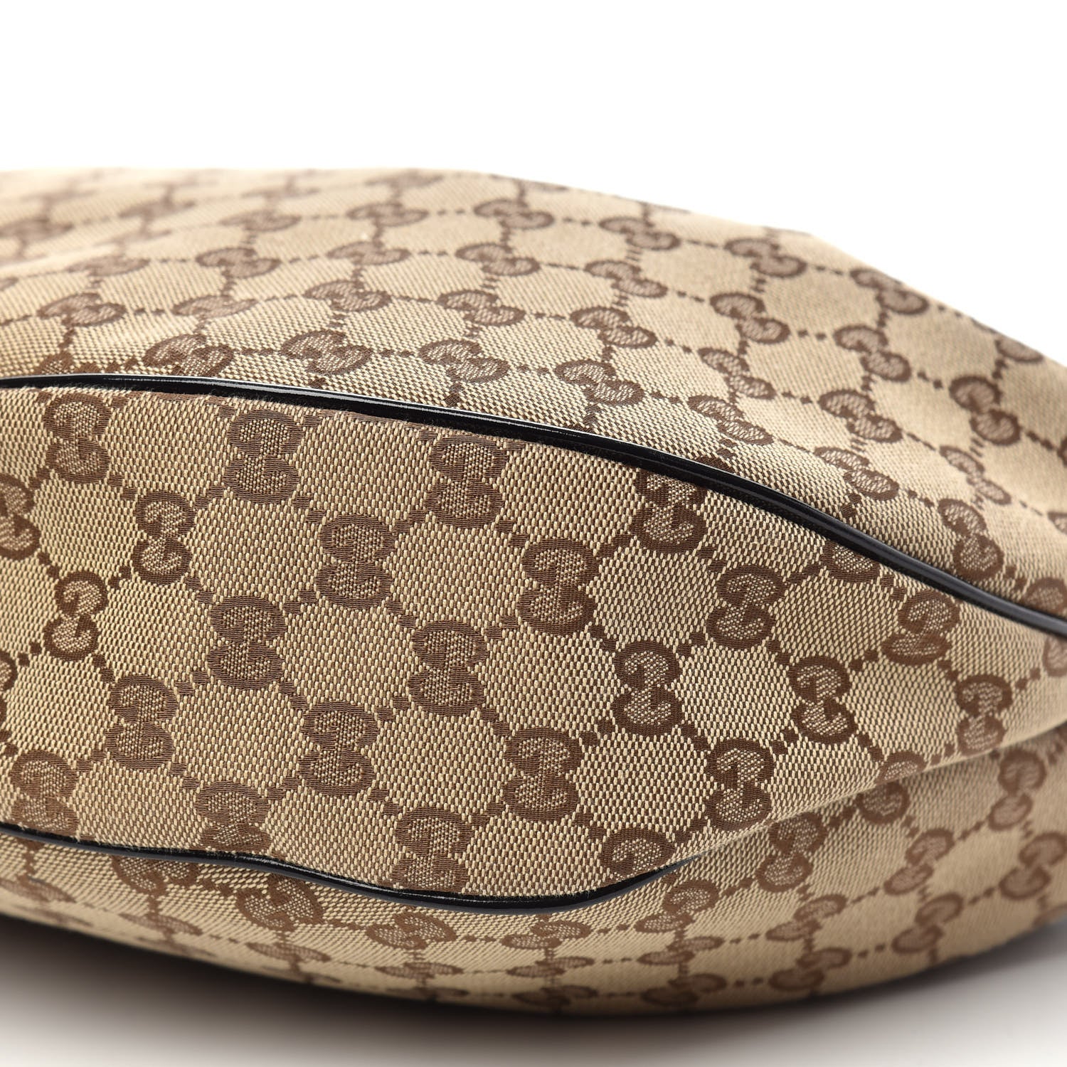 Gucci Monogram Patent Hobo Black 9 of 11