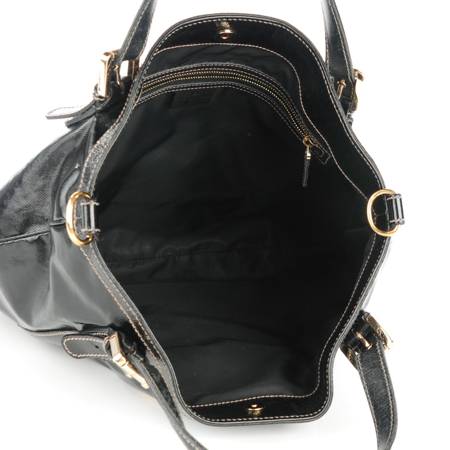 Gucci Dialux Medium Britt Tote Black 9 of 14