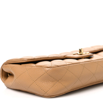 Chanel Caviar Quilted East West Flap Beige 9 of 10
