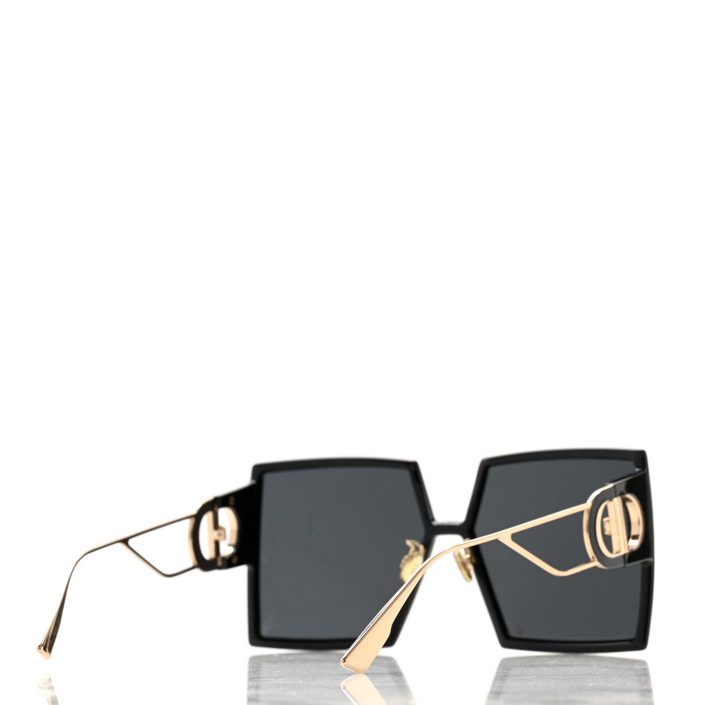 Square 30 Montaigne Sunglasses Black