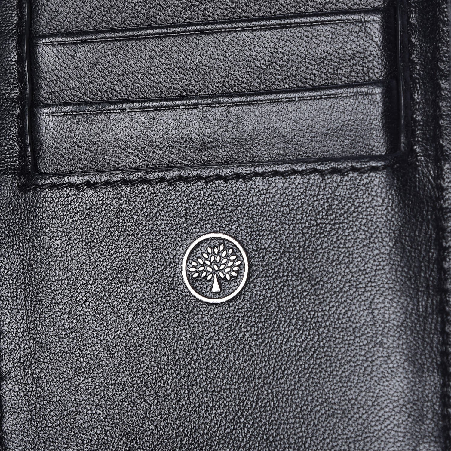 Mulberry Smooth Calfskin Coat Wallet Black 6 of 8