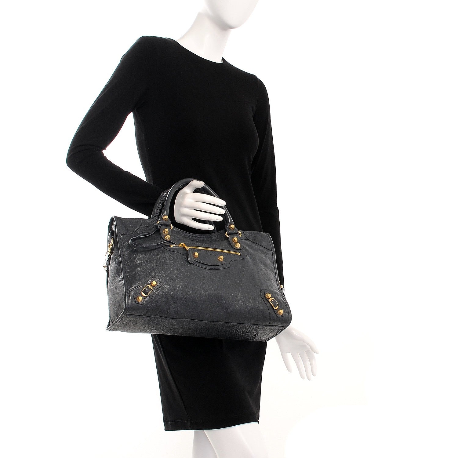 Balenciaga Agneau Giant 12 Gold Hardware City Gris Fossile 3 of 8