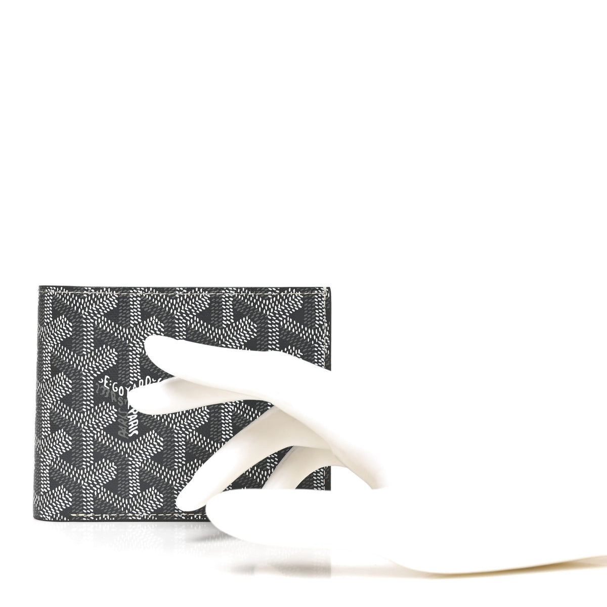 Goyardine Bi-Fold Victoire PM Wallet Grey