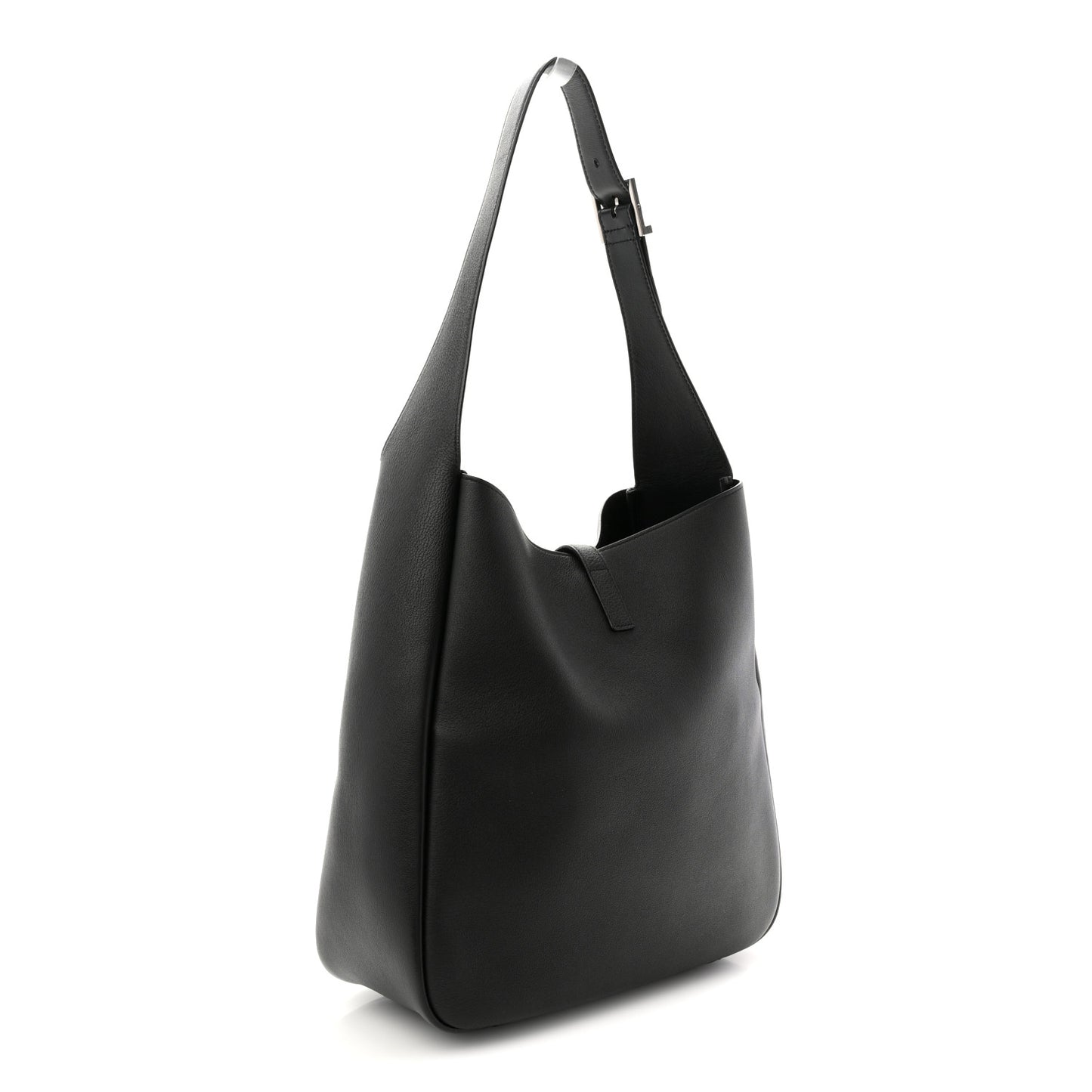 Smooth Calfskin Large Le 5 A 7 Soft Hobo Black