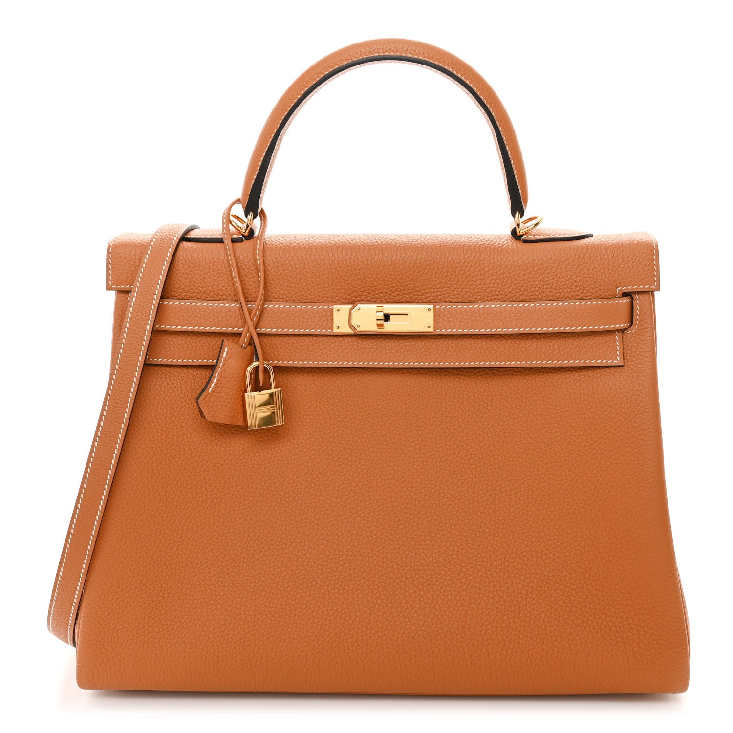 Hermes Togo Kelly Retourne 35 Gold 1 of 22