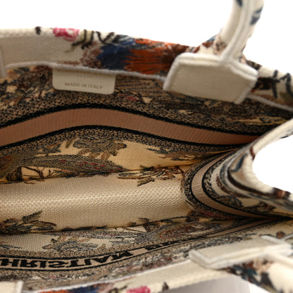Christian Dior Canvas Jardin Botanique Embroidered Small Book Tote Multicolor 6 of 11