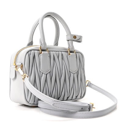 Miu Miu Nappa Matelasse Small Arcadie Cornflower 3 of 11