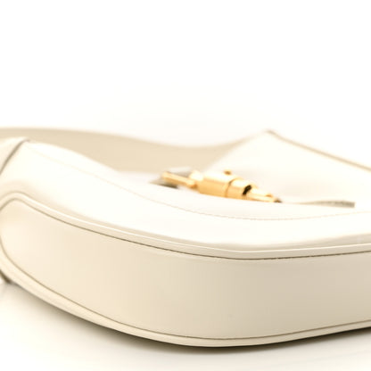 Gucci Boarded Dyana Lux Calfskin Small Jackie 1961 Hobo Mystic White 9 of 15